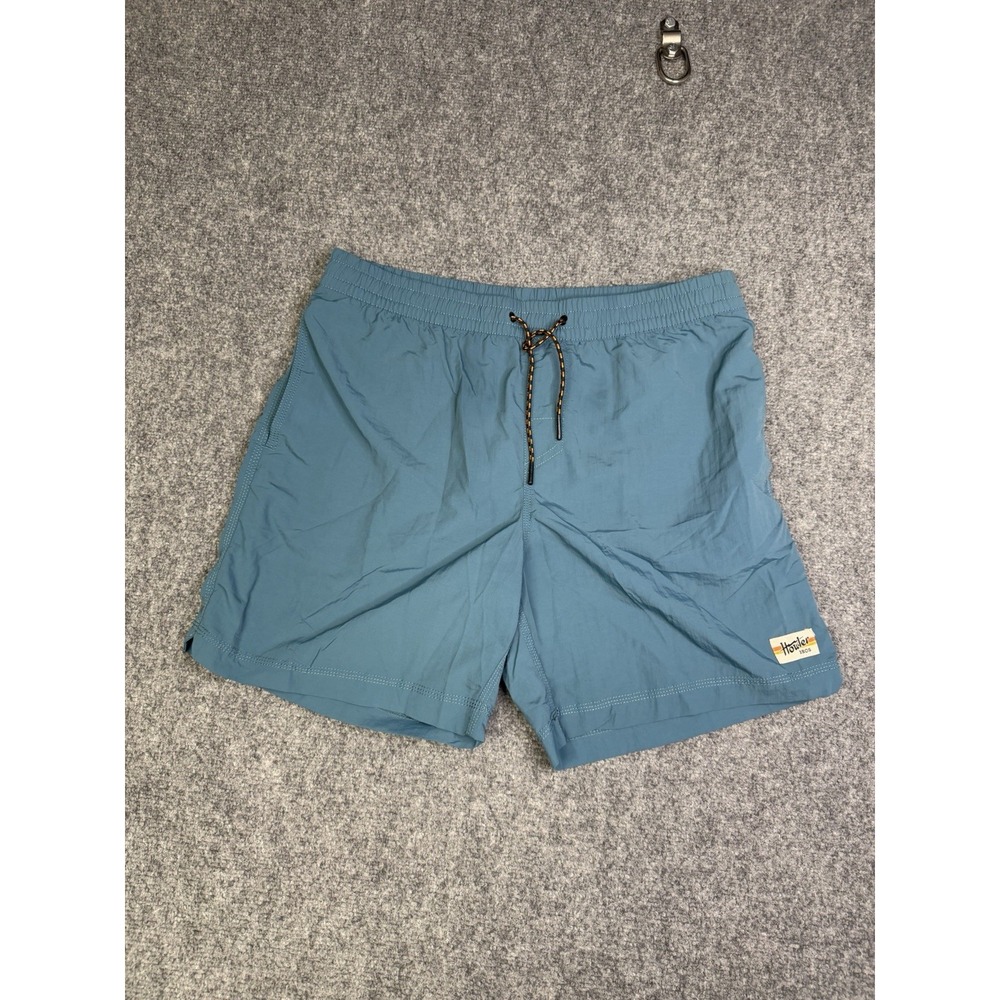 Men's Howler Bros. Blue Swim Trunks Shorts Unlined Size Large 7" Inseam